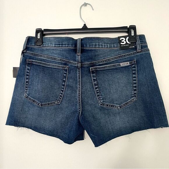 Joes Jeans Raw Hem‎ Dark Wash Cut Off Jean Shorts Dark Wash Size 30, NWT - Picture 7 of 11